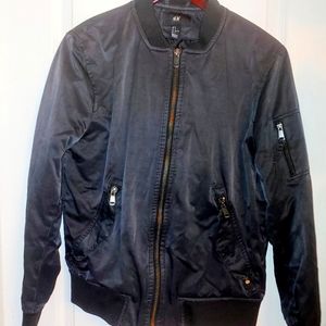 H&M Satin Bomber Jacket